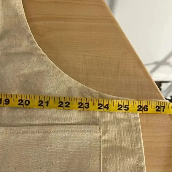 Vintage cotton apron  “ALBERTA Presents” - Picture 3 of 6